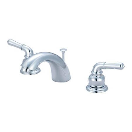 Pioneer Industries Olympia Accent Two Handle Bathroom Widespread Faucet with Pop-Up Polished Chrome L-7330